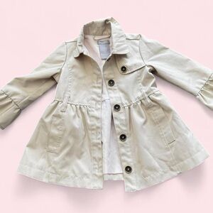 Tahari Beige Kids Raincoat